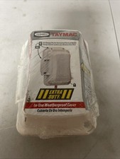 1 Gang Weatherproof Outlet Cover Extra Duty White Polycarbonate Outdoor Use