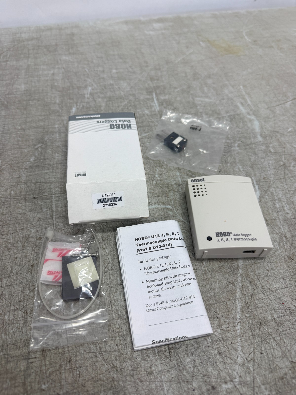 Onset U12-014 Hobo U12 J, K, S, T Thermocouple Data Logger Data Logger SMC-J NEW