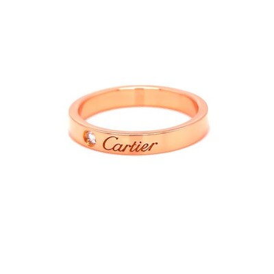 Authentic Cartier 18ct Rose Gold C de Cartier Diamond Wedding Band RRP $2,740*