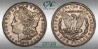 1879-CC $1 CACG XF45 CAC Morgan Silver Dollar Capped Die 42371639