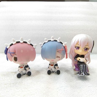 Re:Zero Kara Hajimeru Isekai Seikatsu Figurenset Rem Ram Echidna Lot