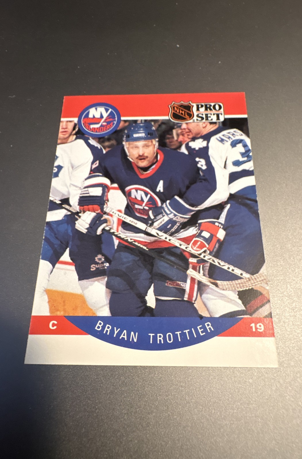 1990-91 Pro Set - Bryan Trottier #192 New York Islanders