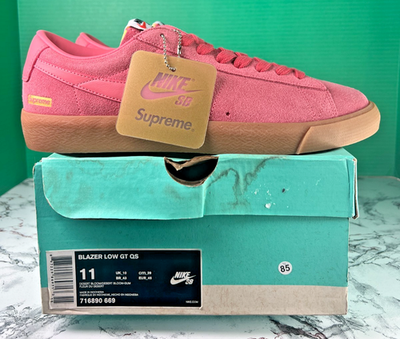 Size 12 Nike SB Blazer Low GT x‎ Supreme 2016 Desert Bloom Mens Shoes 716890-669 Buy Supreme x Nike SB Blazer Low GT  main image 3