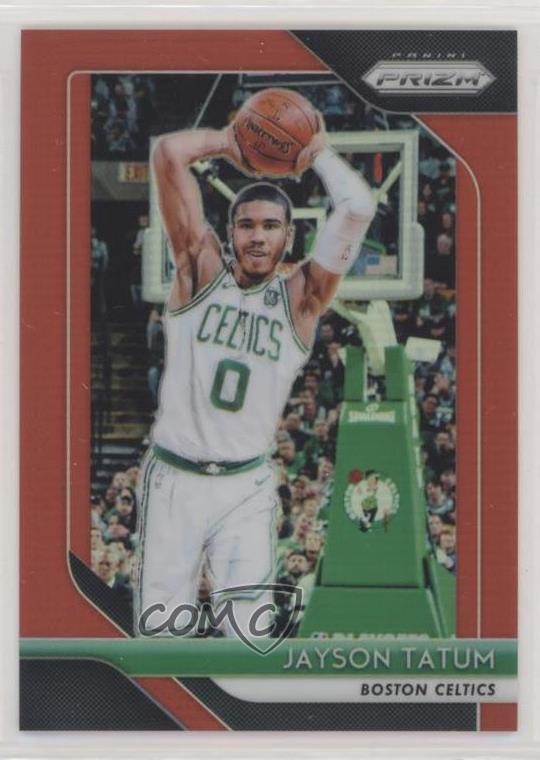 2018-19 Panini Prizm Red Prizm 169/299 Jayson Tatum #118 cj2