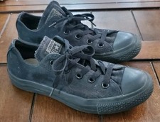 Converse CHUCK TAYLOR ALL STAR Sneakers Shoes Unisex M4 W6 All Black