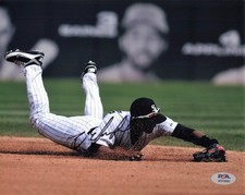 Eduardo Escobar Chicago White Sox Signed 8x10 Photo PSA