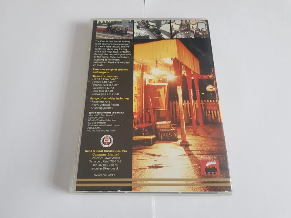 Kent & East Sussex Railway Company PC CD ROM Game MSTS Expansion Tenterden - Image 3 of 4