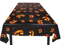 Halloween KüRbis Tischdecke (120X180Cm) Halloween Horror Grusel Party Fest Deko