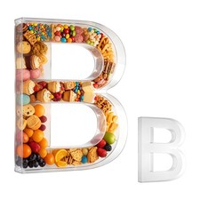 13.8 Inch Letter Charcuterie Tray, Clear Acrylic Charcuterie Box(B)