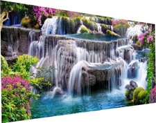 Diamant Malset 5D Wasserfall XXL Wandbild Dekoration Kunst DIY Kreuzstich