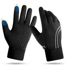 Achiou Winter Running Gloves for Men Women,Lightweight Touchscreen Liners The...
