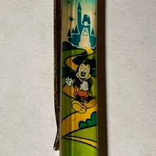 Walt Disney World Floaty Pen Mickey Mouse Cinderella Castle Vintage Souvenir