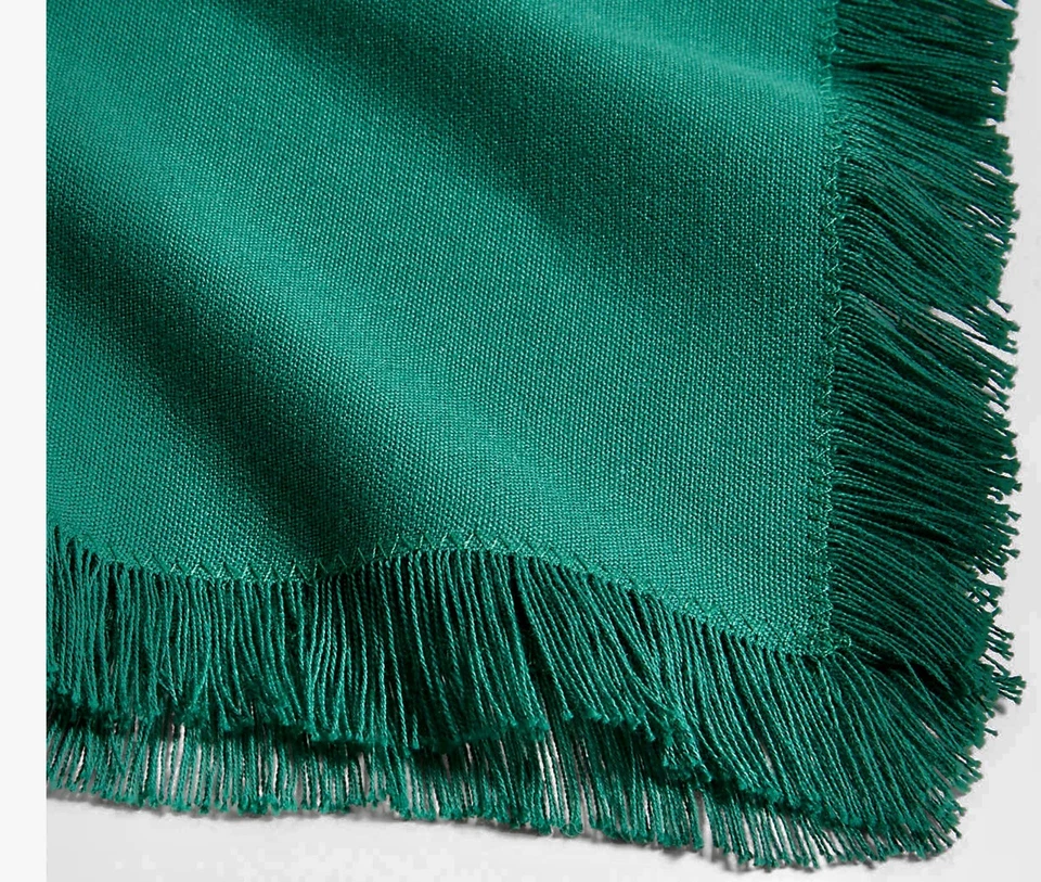 12 servilletas artesanales con flecos de algodón orgánico de pino ahumado de caja y barril $120 ¡NUEVAS CON ETIQUETAS! Foto 2 de 4