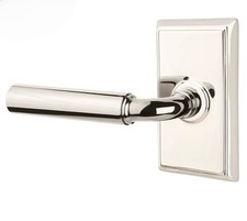 EMTEK Emtek Privacy Manning Lever Door Handle in Polished Nickel NIB