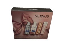 Nexxus Hair Travel Gift Set 4 Pack Shampoo Conditioner Hair Spray Fry Shampoo