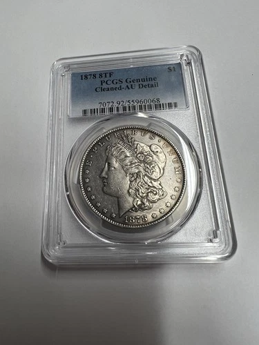 1878 8TF Morgan Dollar. PCGS AU Details