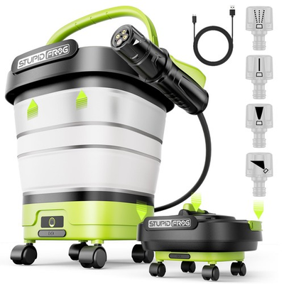 #ad quot;Cordless Portable Pressure Washer 12L Tank 4 Nozzles Battery Powered Clea... $145.93