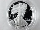 NobleSpirit Valuable GEM BU 2005 W American Silver Eagle PROOF 1oz .999 Box CoA
