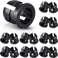 200Pcs Black Plastic 5 Mm LED Holder Light Emitting Diode Holder Clip Display Pa