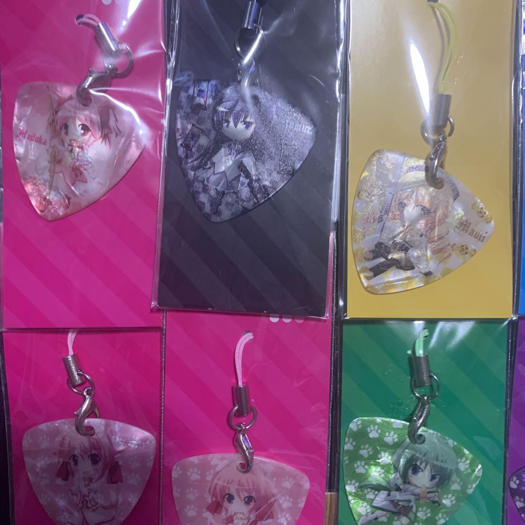 Anime Guitar Pick Strap Set Puella Magi Madoka Magica, Etc Anime Guitar Pick Strap Set Puella Magi Madoka Magica, Etc