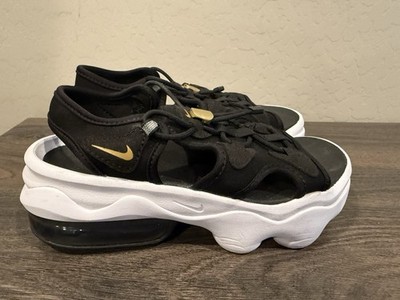 Nike Air Max Koko Sandals Shoe Slipper Black White CW9705-001 Women's Size 