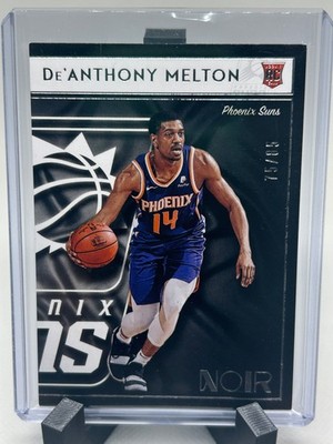 2018-19 Panini Noir De'Anthony Melton Icon Edition /85 RC #190 Suns 101C