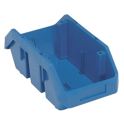 QUANTUM STORAGE SYSTEMS QP1265BL Cross-Stacking Bin,Blue,PP,5 in 2TB62