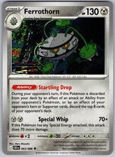 Ferrothorn 063/086 Uncommon Chaos Rising Pokemon Near Mint