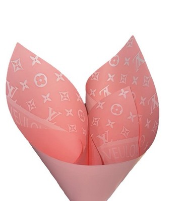 Premium Floral Wrapping Paper Pink  -20 Sheets-22x22'' |Luxury Bouquet Wrap