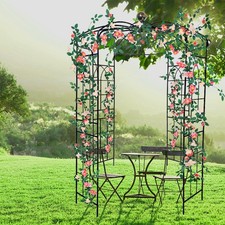 Outdoor Metal Garden Wedding Arch for Vines S...