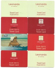 Israel - Towel Cards - Leonardo Hotels Fattal - Dead Sea x 8
