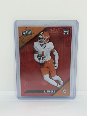 #ad 2025 Panini Black Friday #BF20 TJ Moore TJ Moore Red 75 $7.49