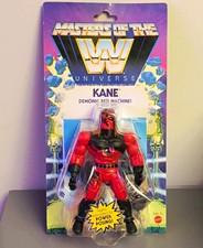 Mattel Masters of the WWE Universe Kane Demonic Red Machine Collector Figure NIB