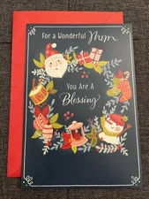 Merry Christmas For a Wonderful Mom Hallmark Greeting Card You are a Blessing