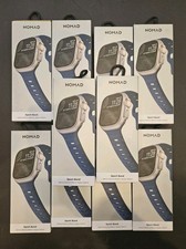 NOMAD Authentic Apple Watch Sport Strap FKM Band Blue 45/49mm M/L Lot Of 10