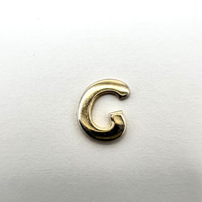 Alphabet Initial Letter  G  Lapel Hat Vest Pin