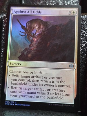 Against All Odds 1 Phyrexia: All Will Be One Magic: The Gathering Foil NM