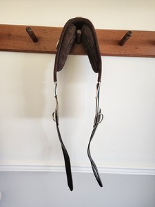 Horse Camelot Web Training Surcingle & Shires Fleece Lined Caveson Barely Used