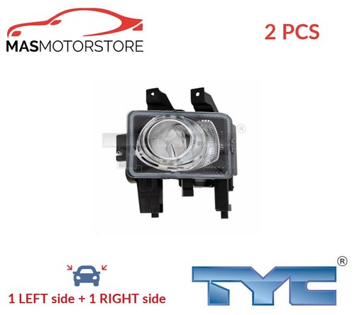 FOG LIGHT LAMP PAIR TYC 19-0498-05-2 2PCS I NEW OE REPLACEMENT