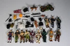 VTG GI Joe Action Figure Lot 1980s Hasbro Cobra Figures Weapons Accessories (g2)