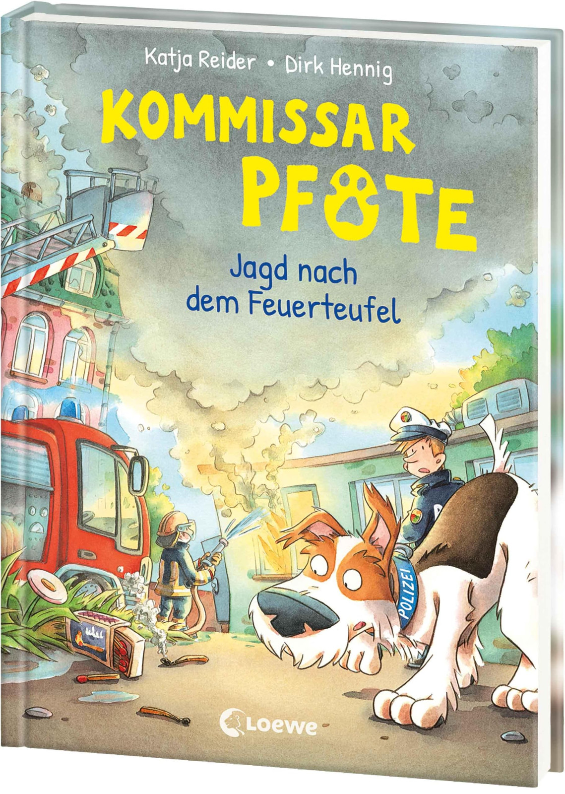 Reider, K Kommissar Pfote (8) - Jagd Nach Dem Feuerteufel - (German I Book NUOVO