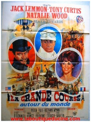 The Great Race - Movie Plakat Tony Curtis & Peter Falk