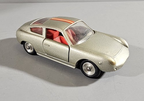 SOLIDO NO. 124 FIAT ABARTH 1000 SILVER/RED MADE IN FRANCE 1/43 - Picture 3 of 6