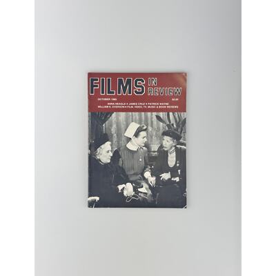 Films In Review Magazine - October 1985 - Anna Neagle, James Cruz, Patrick Wayne