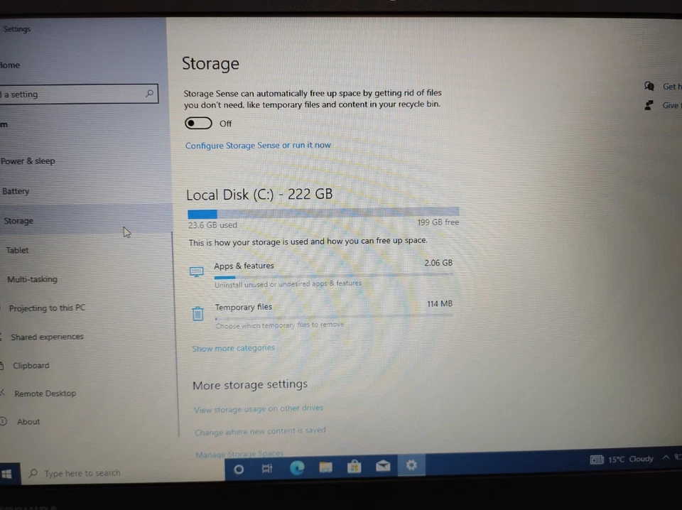 Toshiba Laptop Satellite Pro R50-B-12U i5 240GB SSD 8GB RAM*SPONGY MOUSE BUTTON* - Image 3 of 4