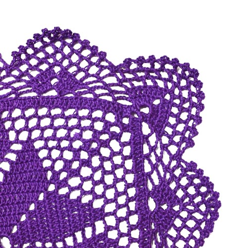 20 Zoll rechteckige Spitzendecke gehäkelt Blumen Tisch Küche Untersetzer Tischsets - Bild 3 von 40