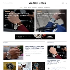 Watch News Website Design with Free VPS Web Hosting and Installation