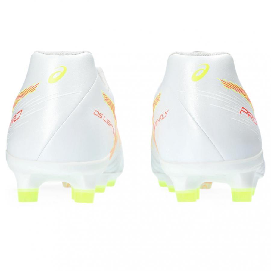 ASICS Soccer Cleats DS LIGHT X-FLY PRO 2 White/Flash Coral