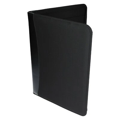 Aktenmappen Konferenzmappe DIN A4 Reißverschluss Schwarz Edle Aktentasche TJKR