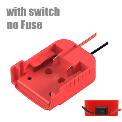 10X DIY Adapter Power Wheel Compatible With Milwaukee M18 Battery 18V Dock Power